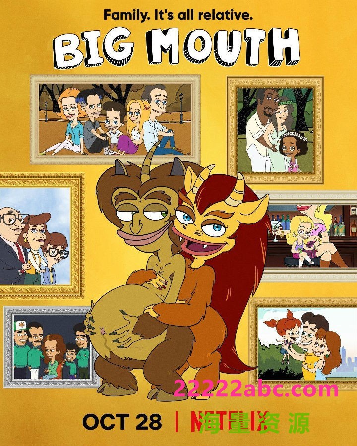 [4K蓝光][大嘴巴/青春无密 Big Mouth 第六季][全10集][英语中字]