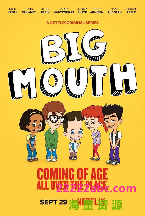 [4K蓝光][大嘴巴/青春无密 Big Mouth 第三季][全11集][英语中字]