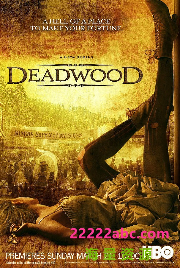 [4K蓝光][朽木/死木/枯镇/Deadwood 第一至三季][全03季][英语中字]